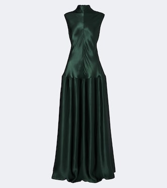 Satin maxi dress | Fforme