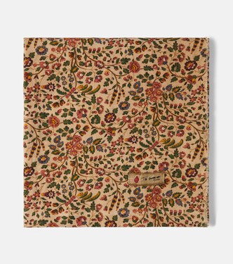 Neroli floral linen picnic blanket | The House of Lyria