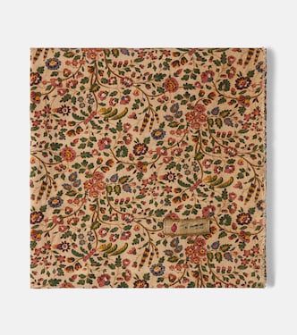 Neroli floral linen canvas picnic blanket | The House of Lyria