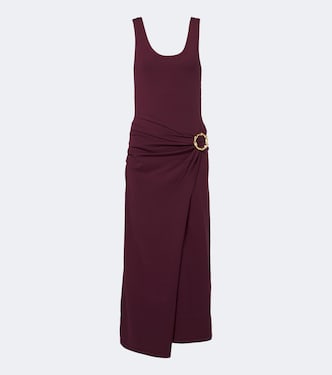 Vestido midi Genne fruncido | Simkhai