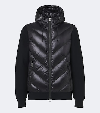 Zisco down-paneled hooded wool cardigan | Bogner