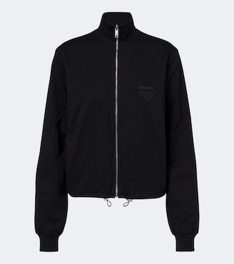 Reversible cotton and Re-Nylon blouson jacket | Prada