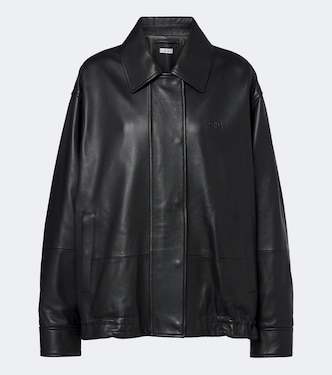 Oversized leather jacket | Loewe