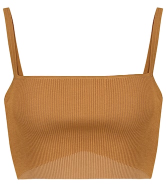 Cropped-Top Jasper aus Rippstrick | SIR