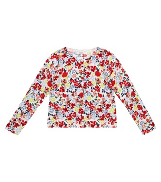 Floral cotton cardigan | Bonpoint