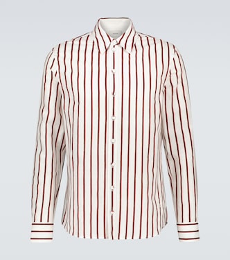 Serge linen and cotton-blend shirt | Erdem