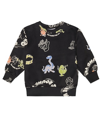 Monti printed cotton sweatshirt | Molo