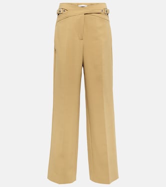 Pantalon ample Interlock en laine mélangée | Dion Lee