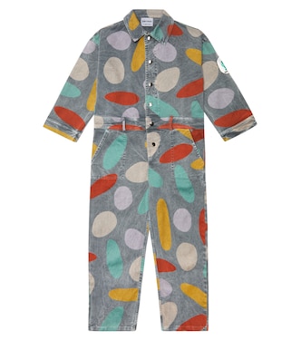 Party Time printed cotton jumpsuit | Bobo Choses