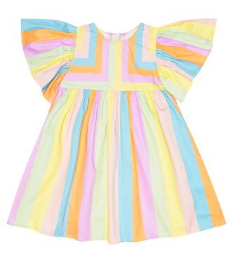 Striped cotton dress | Stella McCartney Kids