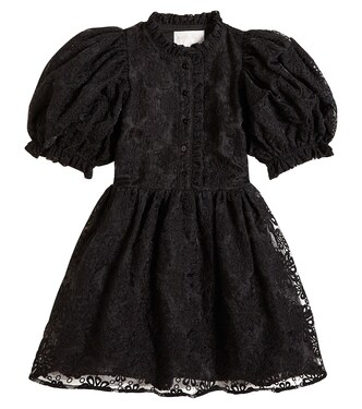 Lace-trimmed cotton-blend dress | Petite Amalie  