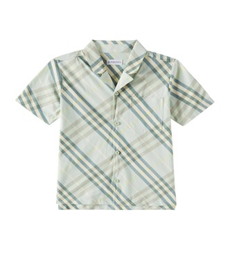 Burberry Check cotton polo shirt | Burberry Kids
