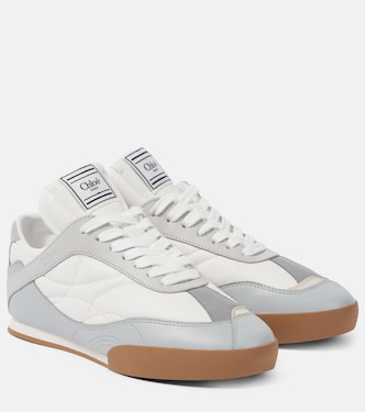 Kick suede-trimmed sneakers | Chloé