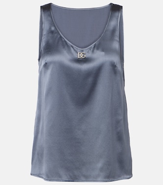 Silk-blend top | Dolce&Gabbana