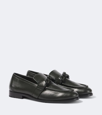 Astaire leather loafers | Bottega Veneta