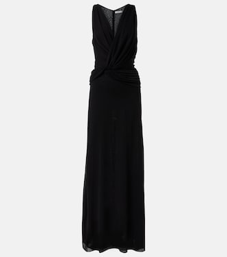 Twisted Halter gathered ruched gown | Christopher Esber