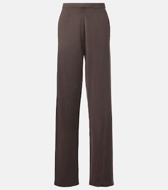 N°353 Relax cotton and cashmere wide-leg pants | Extreme Cashmere