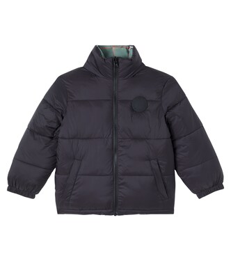 Checked reversible puffer jacket | Stella McCartney Kids