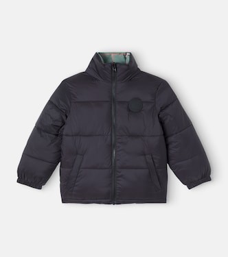 Checked reversible puffer jacket | Stella McCartney Kids
