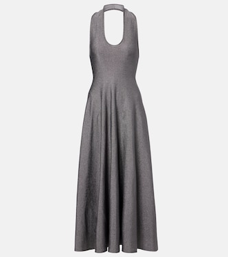 Melina halterneck lamé maxi dress | Khaite