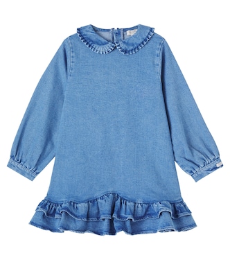 Luus ruffled denim dress | Donsje