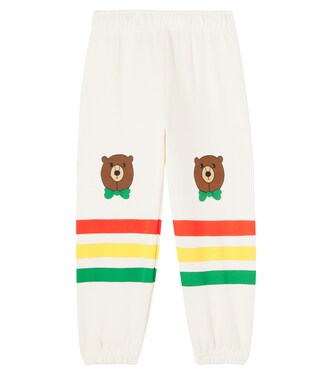 Printed cotton sweatpants | Mini Rodini