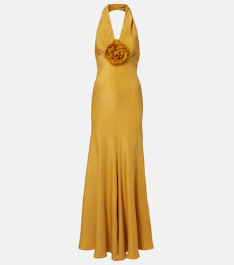 Robe aus Seiden-Crêpe | Rodarte