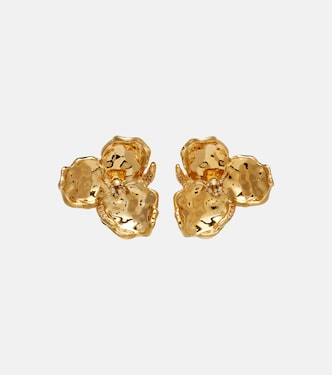 Blossom crystal-embellished earrings | Oscar de la Renta