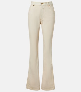 High-rise faded straight jeans | Balmain