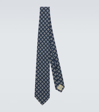 Printed silk tie | Thom Sweeney