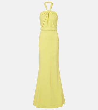Halterneck cady gown | Elie Saab