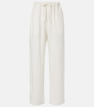 Faz linen-blend wide-leg pants | The Row