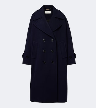 Double breasted wool-blend coat | Chloé