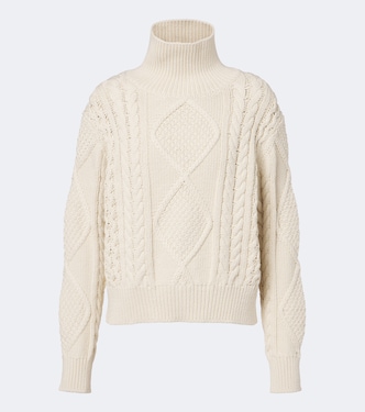 Kimmy cable-knit cotton and cashmere sweater | Nili Lotan