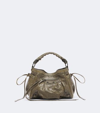 Le City Nano leather top-handle bag | Balenciaga