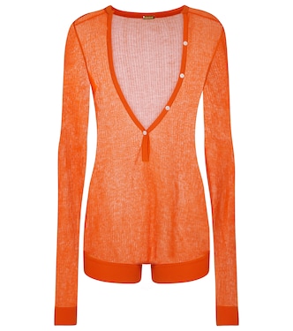 Ribbed-knit playsuit | Dodo Bar Or