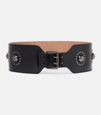 Embellished leather belt | Alaïa