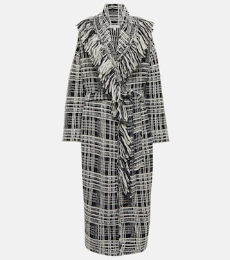 Checked Comfort wool-blend cardigan | Dorothee Schumacher