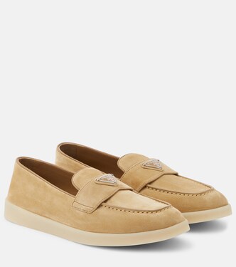 Saint Tropez suede loafers | Prada