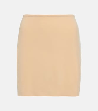 Minifalda de tiro alto | Norma Kamali