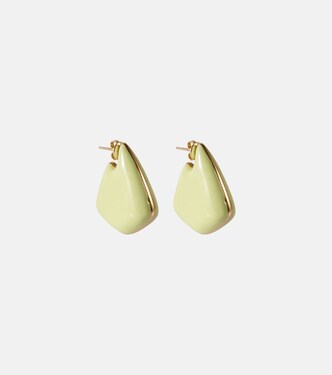 Fin Small 18kt gold-plated sterling silver earrings | Bottega Veneta