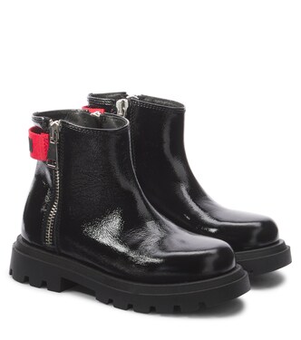 Leather ankle boots | Moschino Kids
