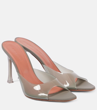 Alexa Glass 95 PVC mules | Amina Muaddi