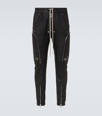 Bauhaus leather cargo pants | Rick Owens
