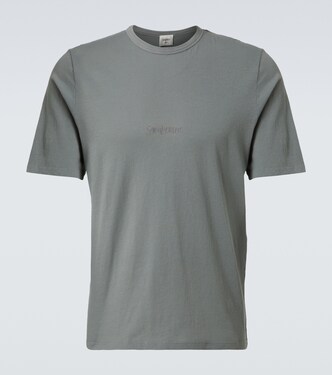 T-Shirt aus Baumwoll-Jersey | Saint Laurent