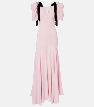 Robe longue en crêpe de soie | Rodarte