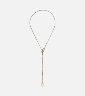 Cable Link 18kt gold chain necklace with diamonds | Shay Jewelry