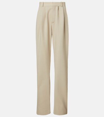 Pleated wool wide-leg pants | Saint Laurent