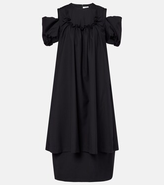 Midikleid aus Wolle | Noir Kei Ninomiya