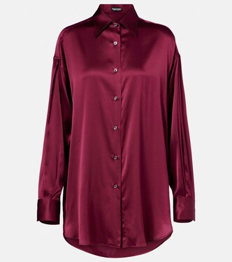 Silk-blend satin shirt | Tom Ford